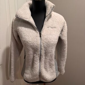 Columbia White Teddy Jacket Plush Fleece